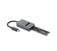 Dock USB Tipo-C para SSD M2 SATA/NVMe Aisens ASUC-M2D012-GR/ Gris