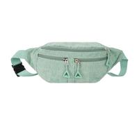Aisi Riñonera de pana para mujer, riñonera de moda, casual, de viaje, bandolera, bolsa deportiva para el pecho, Green, Talla única, Riñonera a la moda