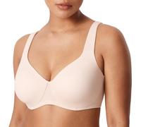AISILIN Sujetador Minimiseur Talla Grande con Aros Sin Relleno Completa Mujer Rosa Blanca 90H