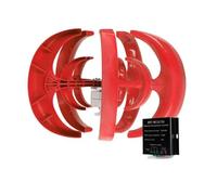 AISINILALAO 12v, Generador de Molino de Viento Vertical de 8000W 12V 24V 48V 220V, Turbina Eólica Portátil de 8Kw de Bajo Ruido, Adecuada para Áreas Exteriores/Montañosas (con Controlador)