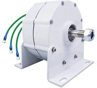 AISINILALAO 220v, Generador de imán Permanente de Corriente Continua pequeño de 20000W, 12V 24V 48V, generador de imán Permanente sin Engranajes y Baja Velocidad para turbina eólica DIY