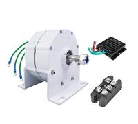 AISINILALAO 220v, Kit de Generador con Motor de Imán Permanente de 16000W, 12V 24V 48V 220V, Puede Usarse como Motor o Generador, para DIY, Energía Eólica, Hidroeléctrica o Experimentos