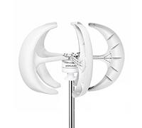 AISINILALAO 220v, Kit generador de turbina eólica Vertical silenciosa para el hogar y jardín de 9000W, turbina eólica Vertical AC trifásica pequeña12V 24V 48V para Uso doméstico con Controlador