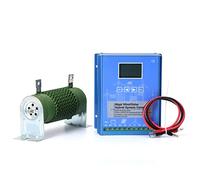 AISINILALAO 48v, Sistema Híbrido Eólico Solar de 12000W con Controlador de Carga MPPT 12V 24V 48V 220V con Carga de Respaldo Generador de Turbina Eólica Regulador Automático de Panel Solar