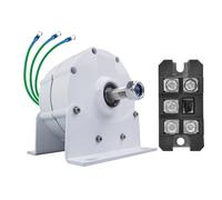 AISINILALAO Alternador trifásico de 3000W 450 RPM 12V 24V 48V 220V sin Engranajes con imán Permanente y rectificador para generador eólico de turbina Vertical u Horizontal,220v
