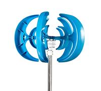 AISINILALAO Generador de Turbina Eólica de Eje Vertical de 20000W, Molino de Viento Espiral de Bajo Ruido de 12V 24V 48V con Controlador de Carga PWM, Ideal para la Independencia Energética,220v