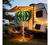 AISINILALAO Generador Eólico Vertical Portátil de 20000W 12V 24V 48V, Kit de Generador de Energía Eólica con Controlador de Carga,12v