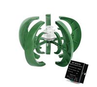 AISINILALAO Kit de Generador de Turbina Eólica Vertical Silenciosa de 20000W, Turbina Eólica Vertical de 12V 24V 48V con Controlador MPPT para Hogar y Camping,220v