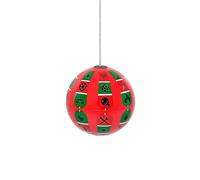 AISITESY Pelotas para coordinación ojo-mano y entrenamiento visual, 1 color, 9 cm de diámetro, entrenamiento visual estéreo, 1 unidad (clolor, rojo)