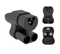 Aiskooc Adaptador de carga CCS2 a NACS Tesla, convertidor de conector de cargador EV de 150 A para Tesla Model 3/X/Y/S
