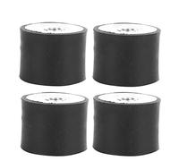 Aislador Antivibración de Goma, 4 Piezas, Cilíndrico DD40x30 M10, Soportes Amortiguadores para Vibraciones, Material NR/SBR/NBR/CR/EPDM
