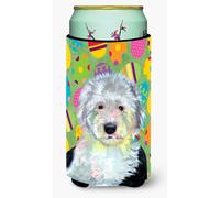 Aislador de bebidas Tall Boy, aislante de bebidas Hugger, regalo de Pascua de Old English Sheepdog
