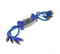 Aislador de bucle de tierra RCA con soporte de 4 canales para sistemas de audio de coche que requieren aislamiento de señal confiable