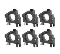 Aislador de carburador con pezón lubricante, 6 piezas, espaciador de generador de gasolina Durable