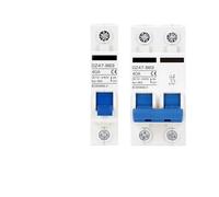 Aislador De Interruptor De Protección De Poste Positivo Y Negativo DZ47, Mini Disyuntor Protector De Coche De Batería DC MCB(2P-2P,DC 16A)