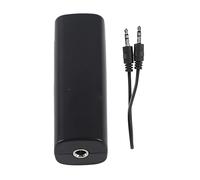 Aislador de Ruido de Bucle de Tierra El Filtro de Ruido de Audio Elimina Completamente el zumbido para Cine en casa Radio de automóvil ABS Negro Tamaño ultracompacto de 3,5 mm