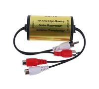 Aislador de ruido de ciclo - Audio Hum Eliminator para coche y estéreo en casa | Supresor de retroalimentación de señal, reductor de ruido para altavoces, sistemas de audio y dispositivos de audio