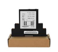 Aislador de señal analógica enchufable, 2 entradas y 2 salidas, 0-10 V, 4-20 mA, transmisor de señal de voltaje y corriente, 24 V CC.(1 in 2 out,INPUT 0-5V_OUTPUT0-20MA_DC24V PWR)