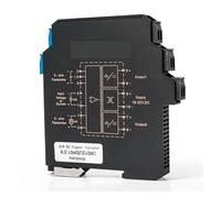 Aislador de señal DC24V 4-20 mA 0-10 V 0-5 V 1 entrada 1 salida 1 entrada 2 salidas Convertidor de señal analógica Transmisor de señal de voltaje de corriente DC24V(Input 0-5V,0-20mA)