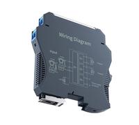 Aislador de señal de aislamiento DC24V Aislador de señal analógica 4-20mA 0-10V 0-5V 1 In 1 Out 1 In 2 Out 2 In 2 Out Convertidor de señal (1 In 2 Out,4-20mA)