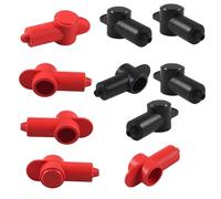 Aislador De Terminal De Batería - Tapa De Poste De Cable De Caucho, Blindaje De Conector De Terminal Flexible, Cubierta De Abrazadera De Alambre De Calidad Marina, Carcasa Del Motor De Seguridad