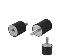 Aislador De Vibraciones Colgante 2pcs M4 M5 M6 Male Thread Rubber Shock Absorber Crash Pad Damper Bobbin Mount Isolator Mounts Vibration Isolators Type VD(VD 15x20 M5x15)
