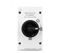 Aislador fotovoltaico DC 1200V 32A M25 agujeros roscados IP66 interruptor giratorio Solar seccionador fotovoltaico al aire libre 1 Uds