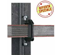 Aislador para cinta de turbina Gallagher de hasta 40 mm con insertos de goma Gal