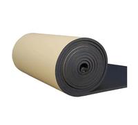 Aislamiento acústico del compartimento del motor 1 rollo de estera espuma insonorizante 100x50cm, aislamiento acústico autoadhesiva absorción sonido, goma 3/5/6/8/10/15mm(8mm)