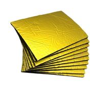 Aislamiento acústico para vehículos de motor - Alfombrilla de techo para puerta de motor, alfombrillas acústicas para coche, placas de aislamiento térmico | Alfombrilla adhesiva para protección contra