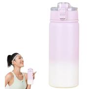 Aislamiento al vacío, 550 ml, aislamiento al vacío, aislamiento térmico con tapa, elegante diseño degradado para coche, viaje, hogar, viajes de negocios, camping