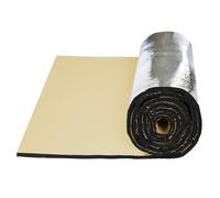 Aislamiento automóviles Alfombrilla Aislante Sonido Calor cortafuegos Coche 200 x 50 cm 10mm Grosor silenciador de Escape, capó, Puerta y Motor Paneles Aislantes Termicos