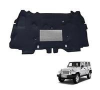 Aislamiento Capó Coche para Jeep Wrangler JK 2007-2017 Insonorizante Motor Protección Calor Reducción Ruido Capó Motor Accesorios Automóvil,A Piece of Aluminum