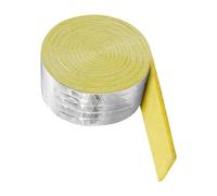 Aislamiento de lana de - Enrollamiento térmico para tubos, rollo adhesivo ignífugo | Barrera de retención de calor, tira insonorizada de lámina de aluminio, protección de alta eficiencia y