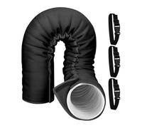 Aislamiento De Manguera De Aire Acondicionado Portátil: Evita La Pérdida De Calor | Chaqueta Con Manga Protectora Aislada | 150x53cm + 3 Correas Ajustables | Capa De Tejido De Poliéster Resistente