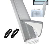 Aislamiento de manguera de CA portátil: aire acondicionado, revestimiento de tubería, cubierta protectora de tub, resistente al calor y al frío | Herramientas Casa Garage RV Apartamento Commerc