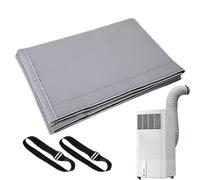 Aislamiento de manguera de CA portátil - conducto conducto tubo de aire acondicionado | Envoltura térmica ligera para unidades HVAC, hogar exterior, uso comercial, protección de tubería de ahorro de