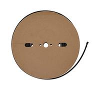 Aislamiento de rollo de tubo de encogimiento de calor aislamiento impermeable Anti fugas 2 capa de 100 metros diádico 6.4 negro para equipos electrónicos cableado del arnés