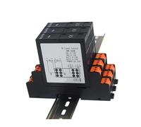 Aislamiento de señal CC 4 20mA 0-75mV 0-5V 10V convertidor de distribución del transmisor de voltaje de corriente DC24V 1IN 2OUT(Input 0-75mV,Output 4-20mA)