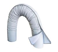 Aislamiento de tubería de aire acondicionado portátil - Cubierta de manguito led AC flexible, ajustado para 5 pulgadas 5,9 tubos | Prevención de polvo de abanico, blindaje control de temperatura