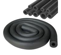 Aislamiento de Tuberías 13mm Tubo de Aislamiento Térmico NegroTubo Espuma Aislante para Conductos de Aire Acondicionado 1.8m (Negro, 13mm)