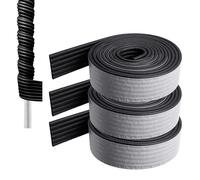 Aislamiento de tuberías autoadhesivo, 3 unidades, 8 cm x 2 m, aislamiento de tubos de calefacción, aislamiento de tuberías para envolver, cinta aislante con espuma, tubos de calefacción para