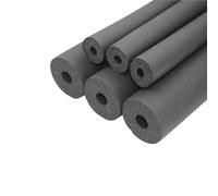 Aislamiento de tuberías de esponja de PPR negro de 6 mm a 32 mm, impermeable, para tuberías, soporte, funda protectora tubular térmica, accesorio de aire acondicionado, negro, 9 mm, diámetro interio