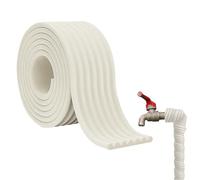 Aislamiento De Tuberías De Espuma 5 X 200cm, Ocultador De Fontanería Interior Exterior, Tubo Insonorizado Adecuado Para Cocina Y Baño, Cinta Aislante Autoadhesiva Engrosada(Beige,1pcs)