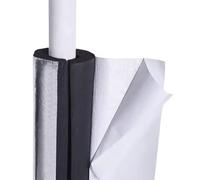 Aislamiento de Tuberías para Industria Manguera de Aislamiento Autoadhesivo Térmico Tubo Espuma Aislante para Conductos de Aire Acondicionado Impermeable 0.9m 10-89mm(DI60mm x E20mm x L0.9m)