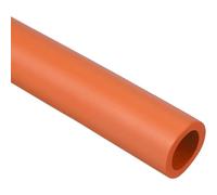 Aislamiento de Tuberias para Interiores, 1m Tubo de Espuma Aislante, Antideslizante Manguera Aislante De Caucho, Cubierta de Tubería Hueca Elástico para Equipos de Fitness(Naranja,YTTID25mmxTK5mmxL1m)
