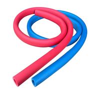 Aislamiento de tubos de espuma, Cubiertas de Tuberías para Tubo de agua, ID 6 a 60 mm,Tubo Aislante flexible rojo/azul para tuberías de cobre, gas y electricidad(Rojo,ID19mm x T9mm)