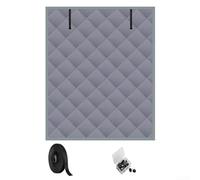 Aislamiento de varios tamaños, para juego de cubierta de ventana, para uso doméstico, fabricado con tela Oxford, para proporcionar un aislamiento térmico eficaz durante todo el año (39 x 63 pulgadas)