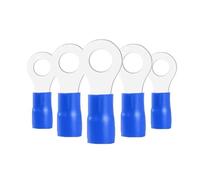 aislamiento eléctrico, 100Pcs A.W.G 14-12 RV Insulated Ring Crimp Wire Connectors Multicolor RV3.5-(4-8)(Beige,RV3.5-5)