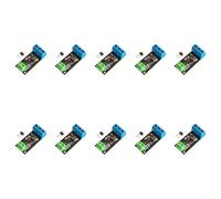 Aislamiento MOSFET FR120N LR7843 D4184 con optoacoplador, 3 V/5 V de alto nivel para control PWM para Arduino, ideal para motores DC y válvulas solenoides, 10 unidades, color azul (LR7843)